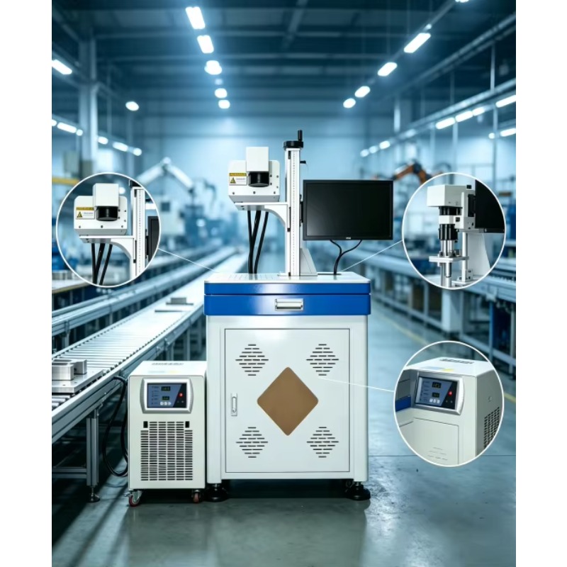 Industrial Laser Marking Systems - جهاز وسم بالليزر فوق البنفسجي متكامل