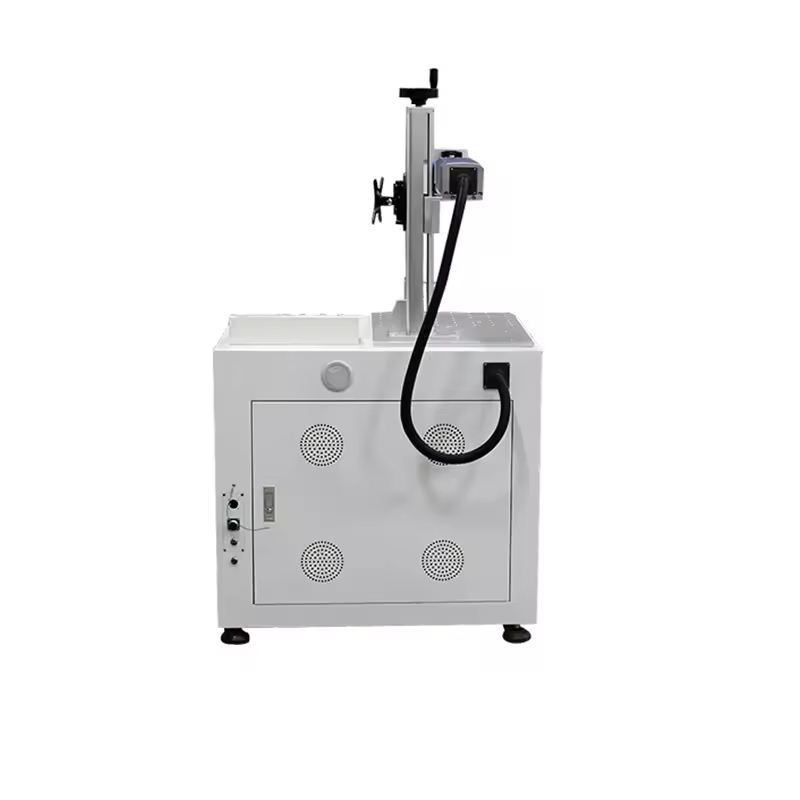 آلة نقش بالليزر الليفي 50 واط  - مراجعة Industrial Laser Marking وسعره