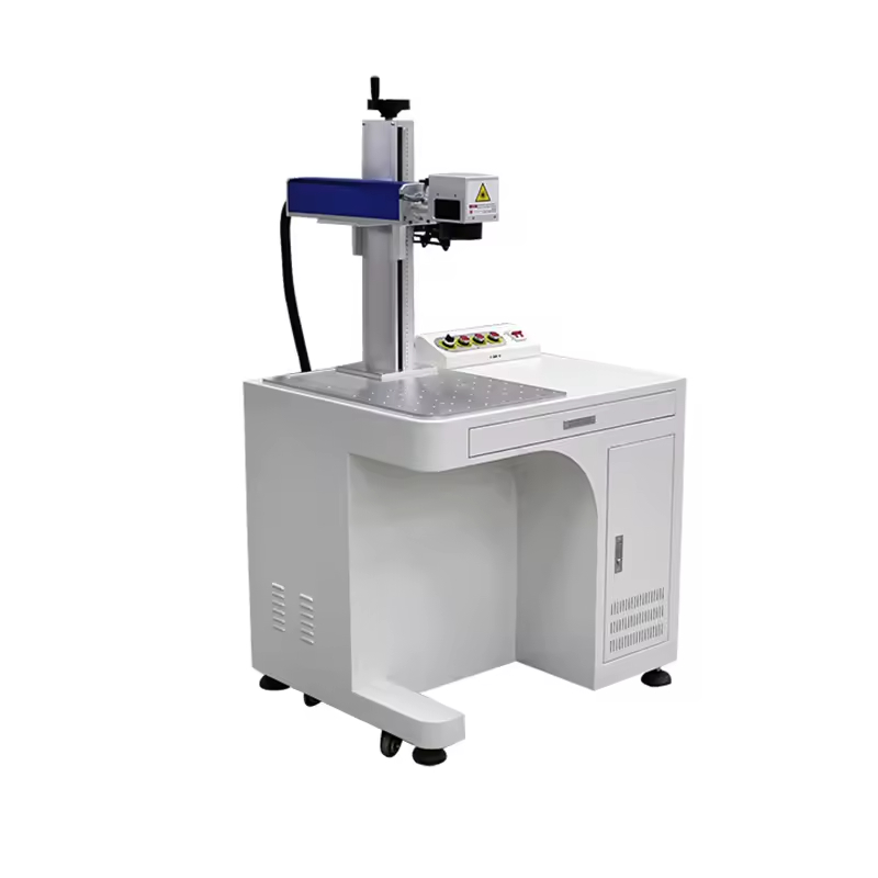 آلة نقش بالليزر الليفي 50 واط  - مراجعة Industrial Laser Marking وسعره