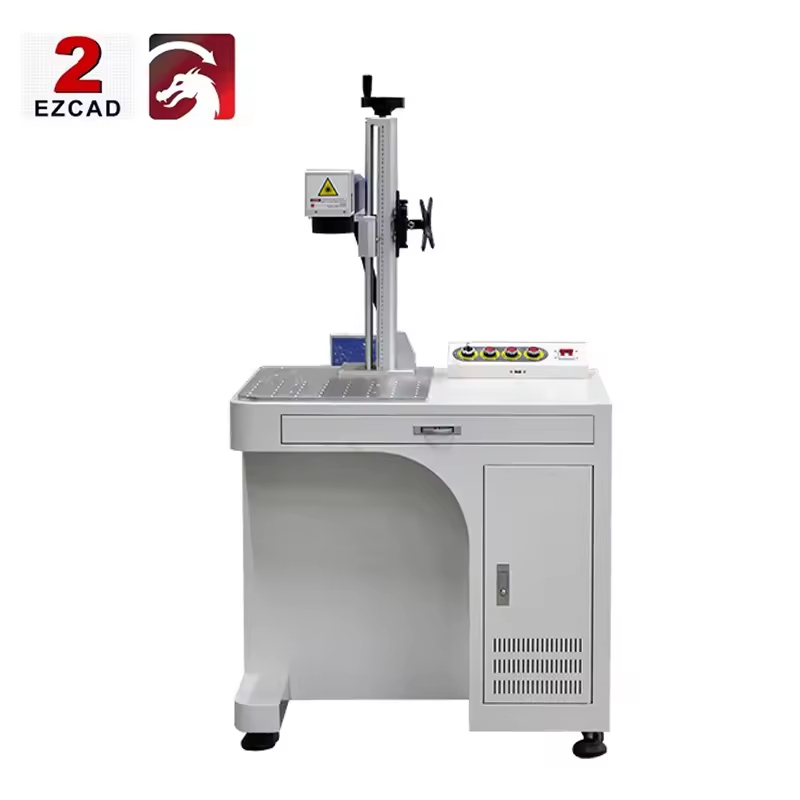 آلة نقش بالليزر الليفي 50 واط  - مراجعة Industrial Laser Marking وسعره