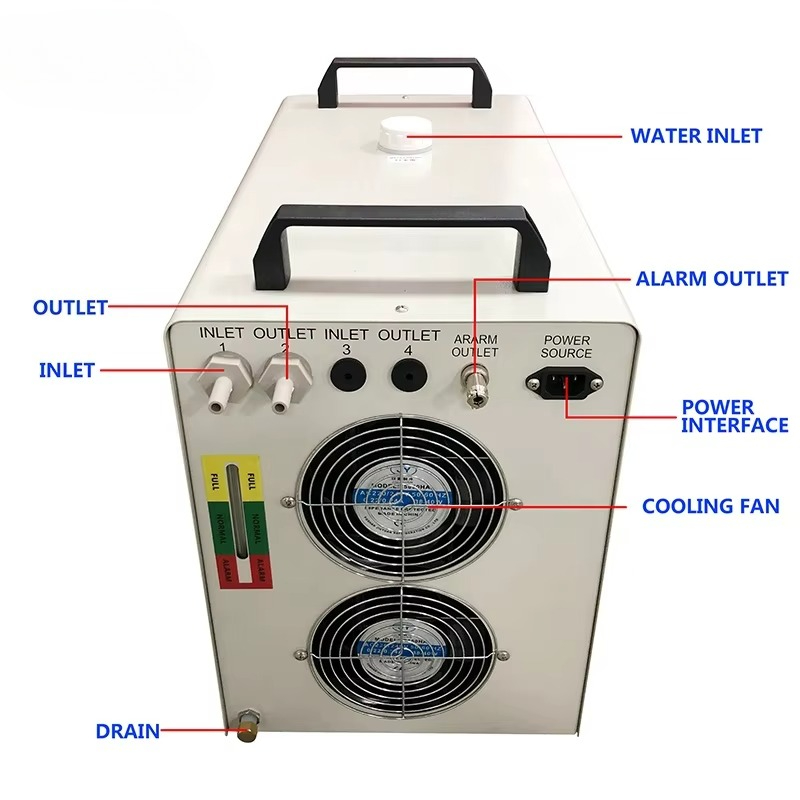 مبرد مياه صناعي CW 5200 بسعر ا - مراجعة Industrial Laser Engraver وسعره