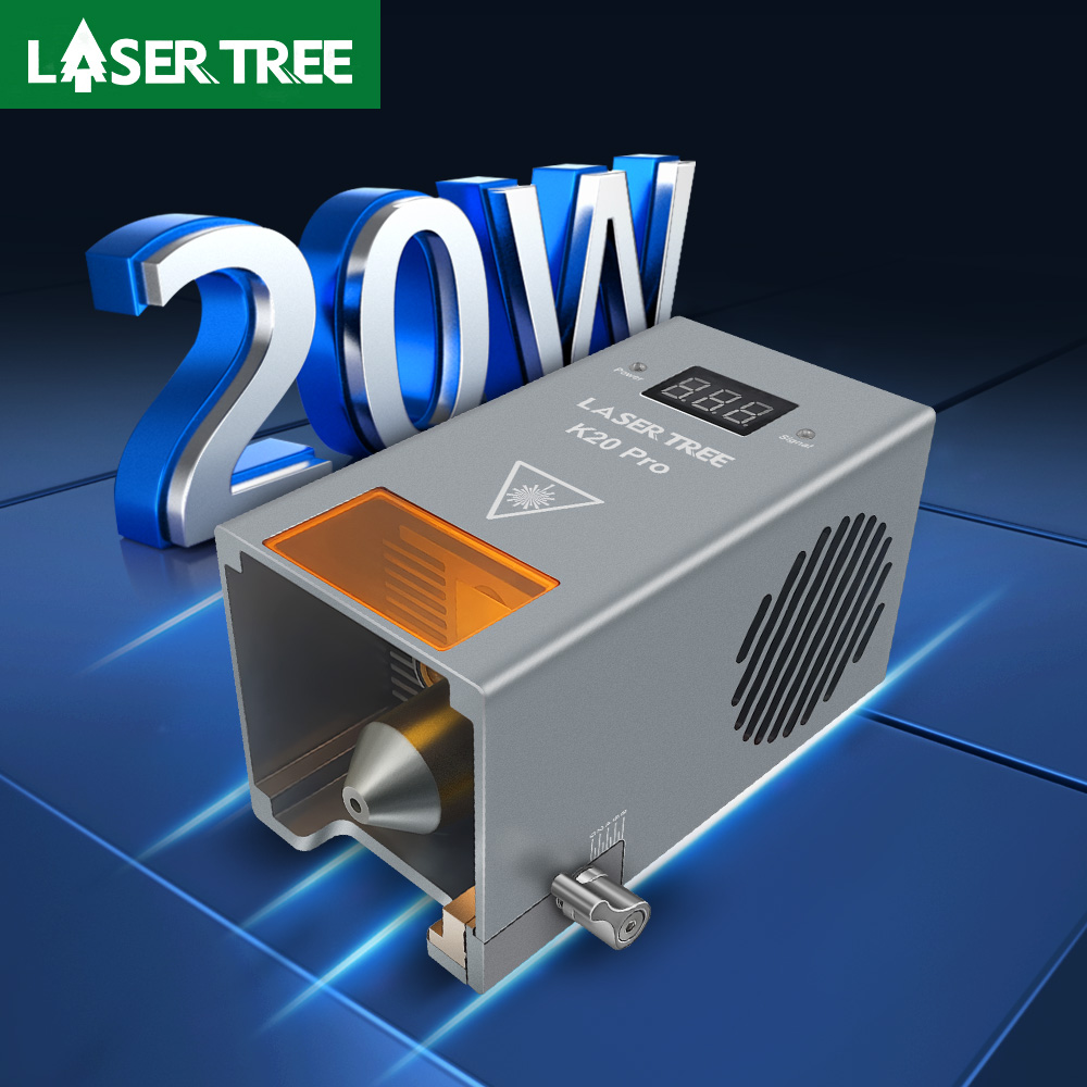 ليزر شجرة 20 واط الطاقة البصري - مراجعة Industrial Laser Engraver وسعره