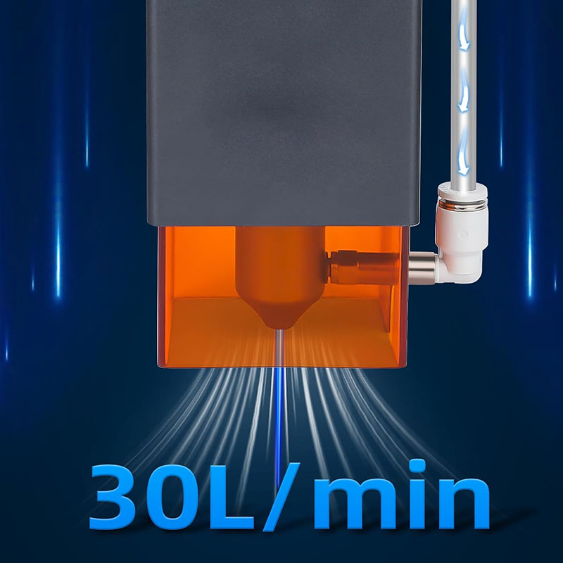 مضخة مساعدة هواء ليزر 30 لتر/د - مراجعة Industrial Laser Engraver وسعره