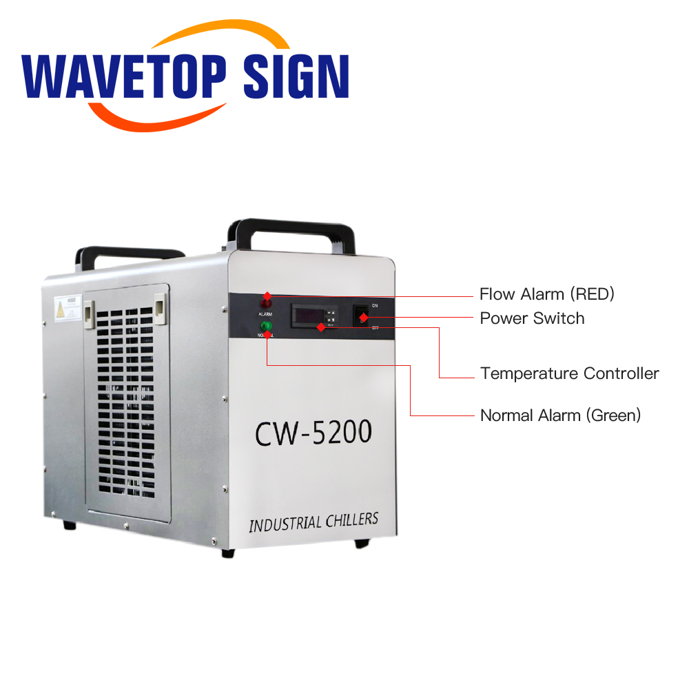 مبرد مياه صناعي WaveTopSign CW - مراجعة Industrial Laser Engraver وسعره