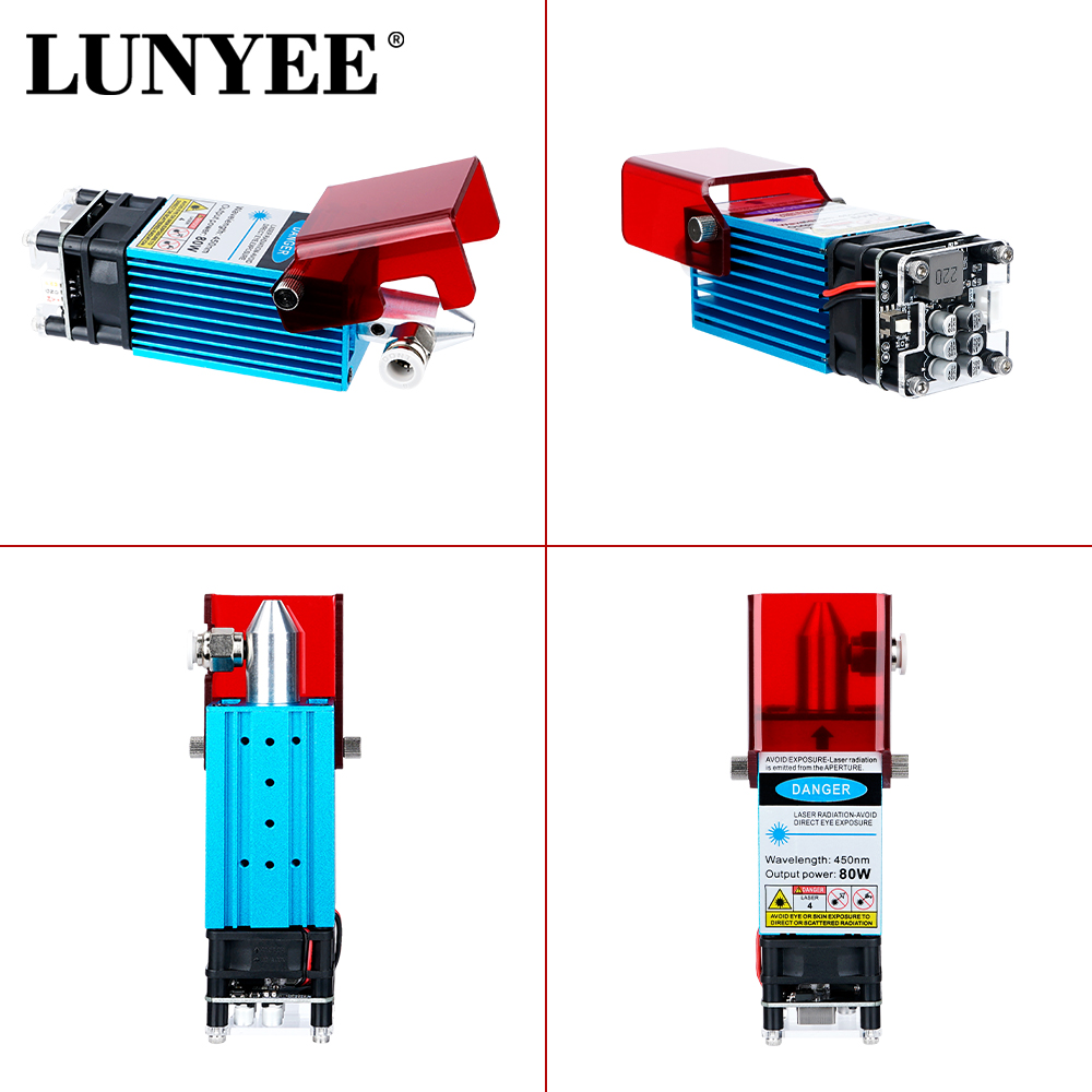 وحدة ليزر LUNYEE 80 وات 40 وات - مراجعة Industrial Laser Engraver وسعره