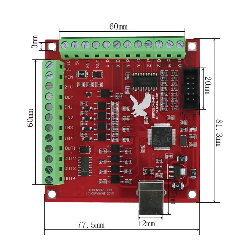 لوحة تحكم CNC رباعية المحاور M - مراجعة Breakout Board Mach3 وسعره