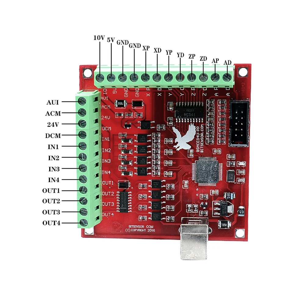 لوحة تحكم CNC رباعية المحاور M - مراجعة Breakout Board Mach3 وسعره