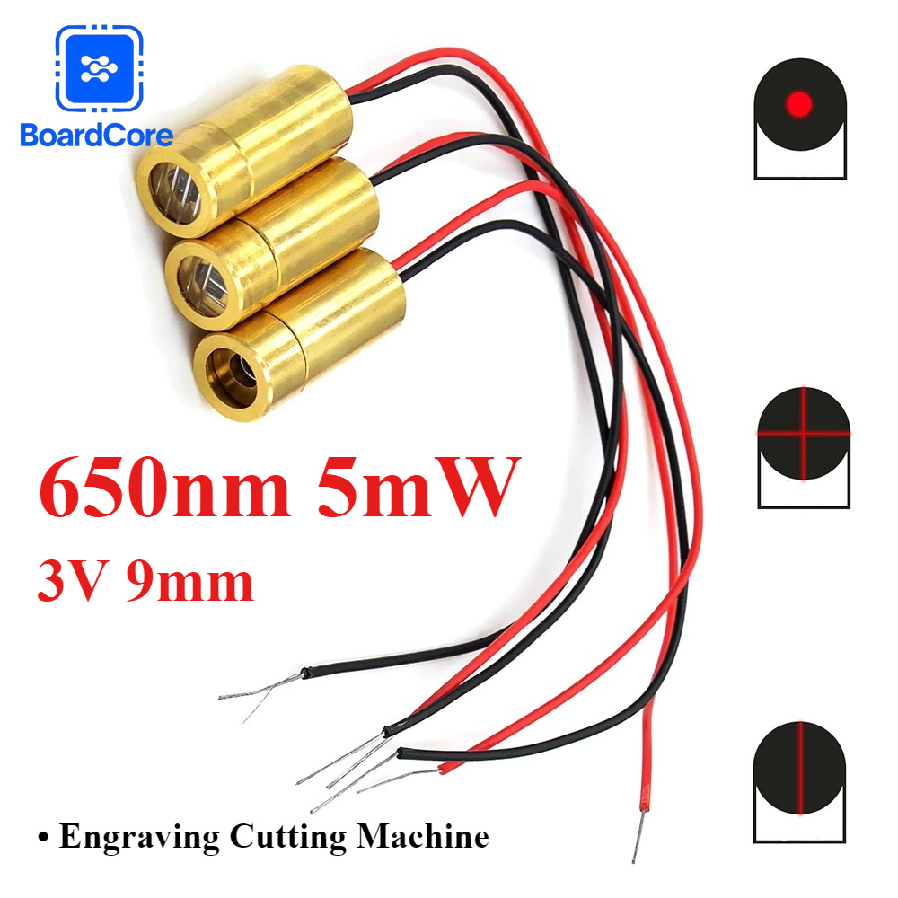 رأس ليزر أحمر صغير 650 نانومتر - مراجعة Industrial Laser Line Generator وسعره